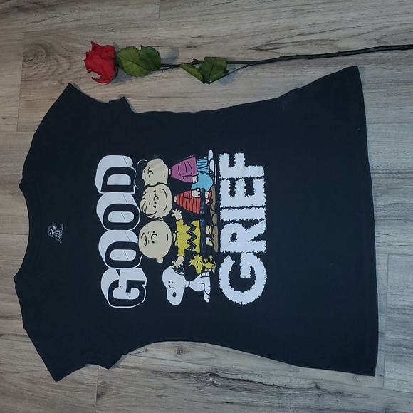 Peanuts Tops - Peanuts Good Grief Snoopy T-Shirt